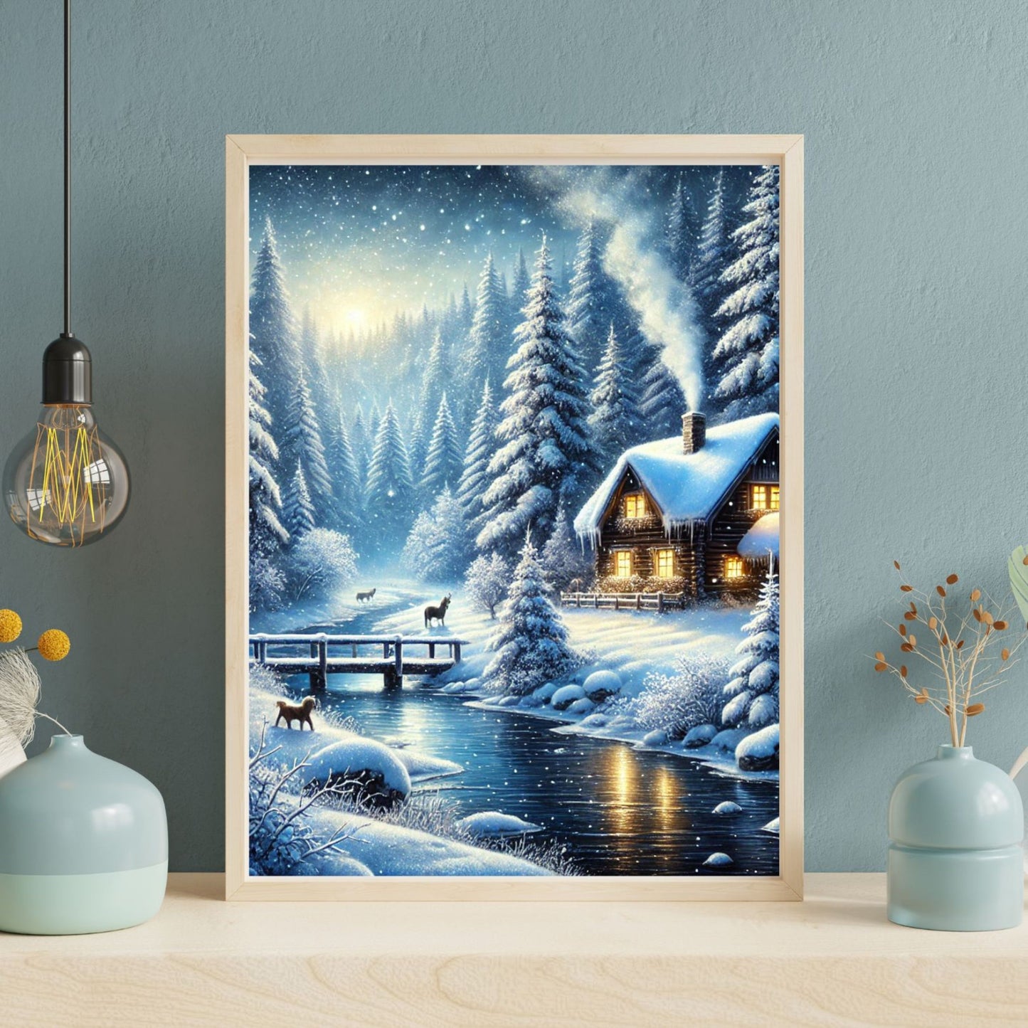 SnowfallScenePrintable