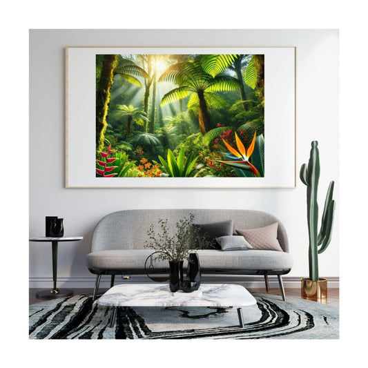 TropicalRainforestWallArt